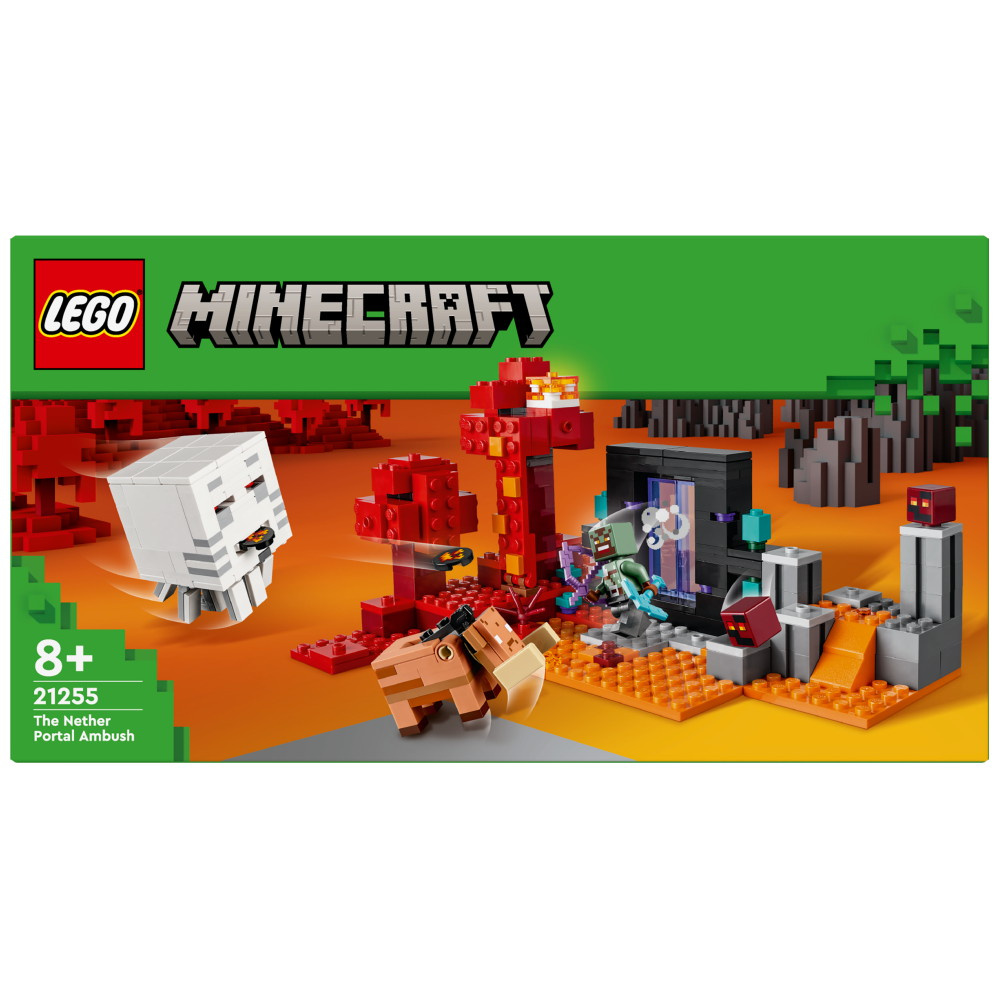 LEGO Minecraft - Baghold ved Nether-portalen