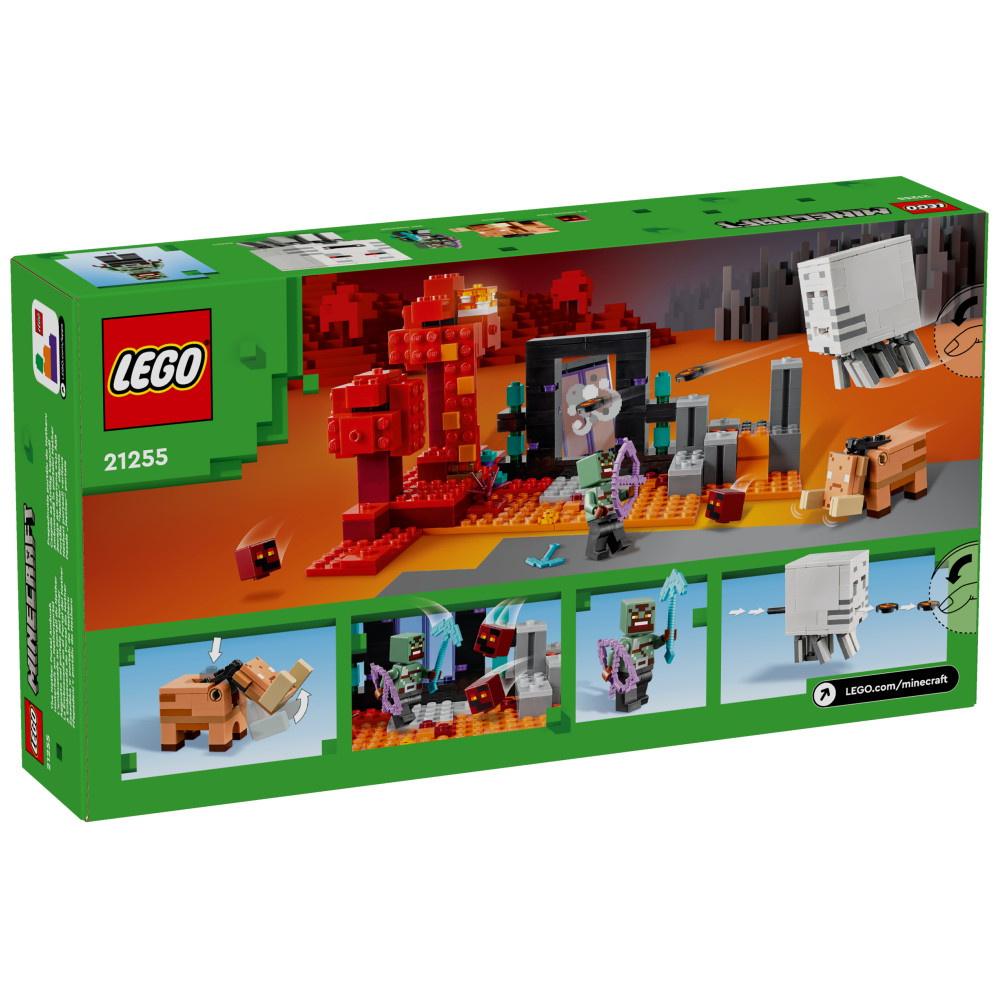 LEGO Minecraft - Baghold ved Nether-portalen