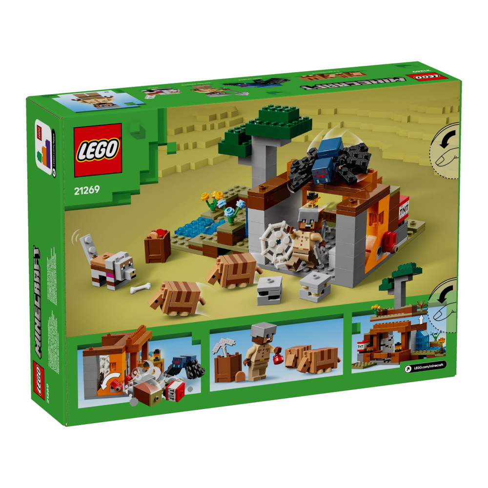 LEGO Minecraft - Bæltedyrs-mineekspeditionen