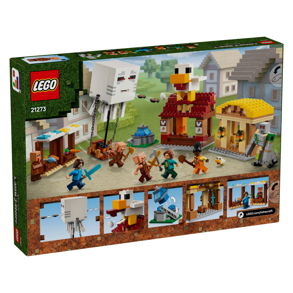 LEGO Minecraft - Ghast-ballonens angreb på landsbyen