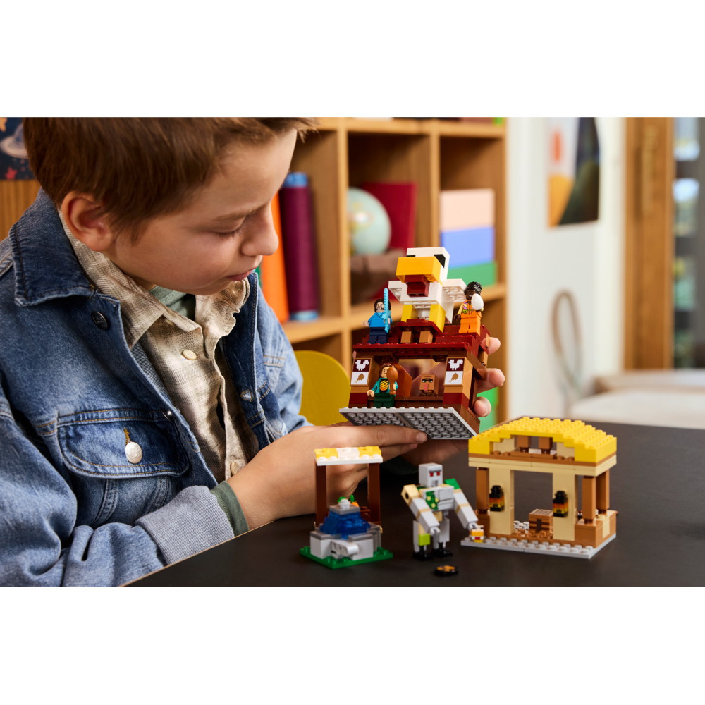 LEGO Minecraft - Ghast-ballonens angreb på landsbyen