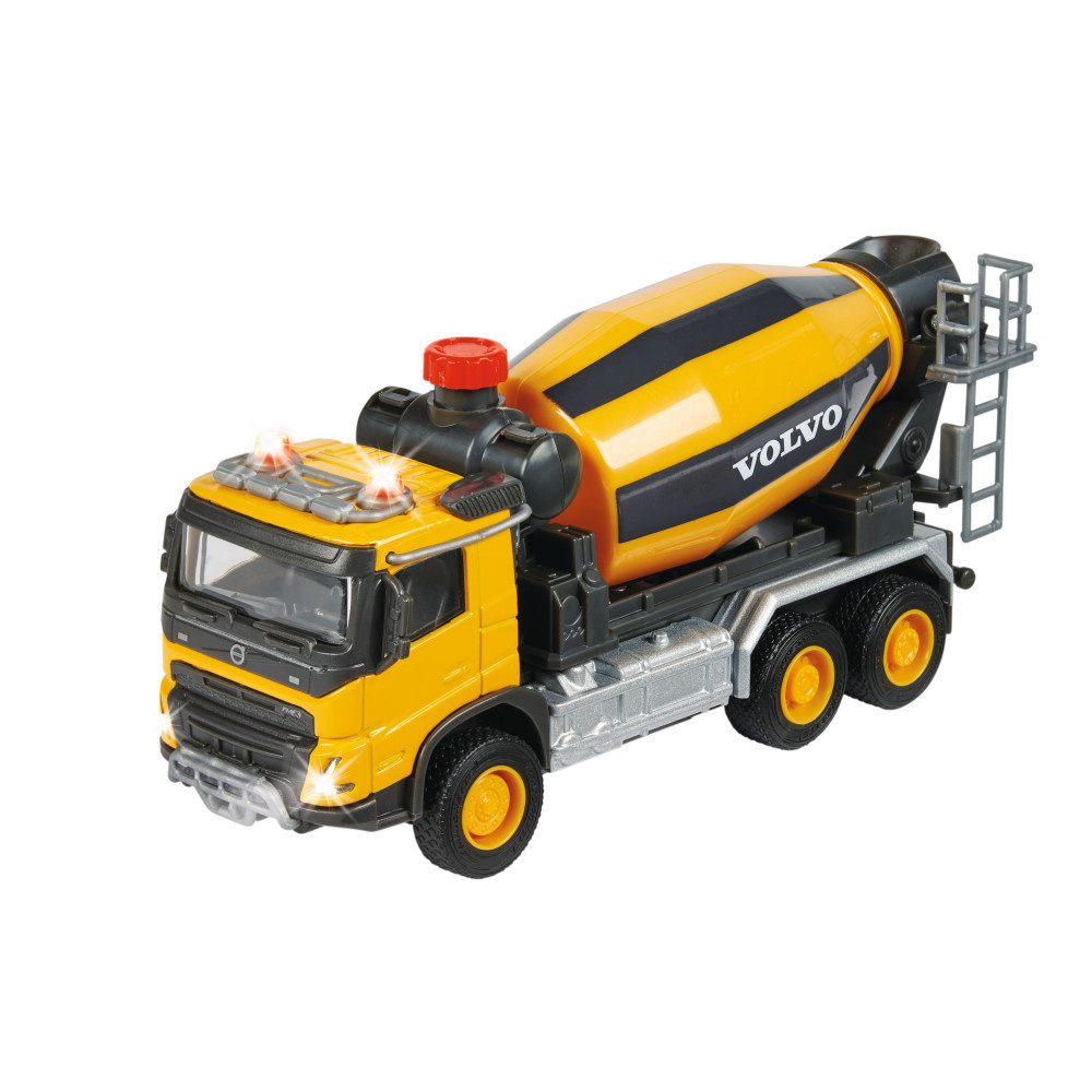 Volvo lastbil med cementblander
