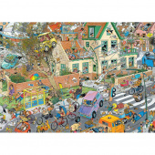Jan Van Haasteren Puzzle: The Storm, Safari 2x1000 Pieces