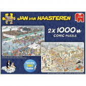 Jan Van Haasteren : Winter Fun 2 x 1000 brikker