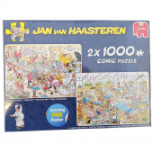 Jan Van Haasteren : Foodfrenzy 2x1000 brikker