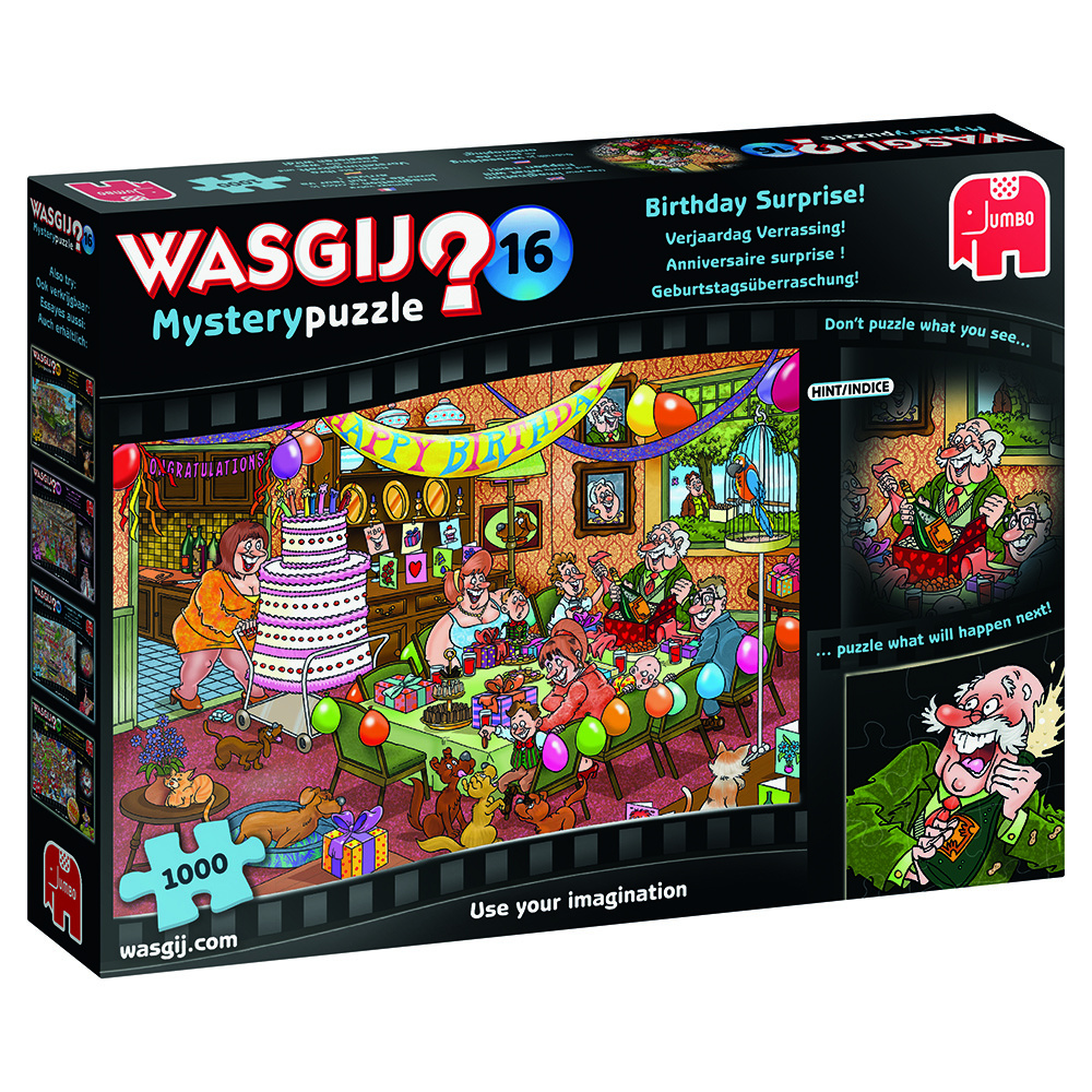 Wasgij? Mystery #16 Birthday Surprise! 1000 Brikker