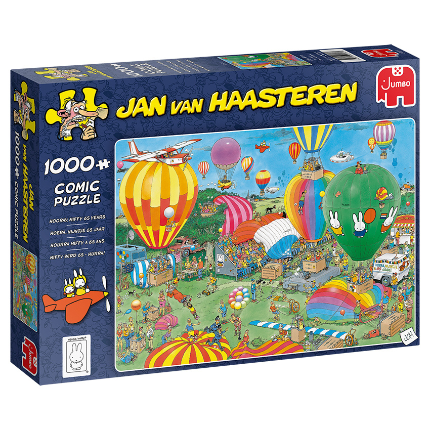 Jan van Haasteren Hooray, Miffy 65 Years 1000 Brikker