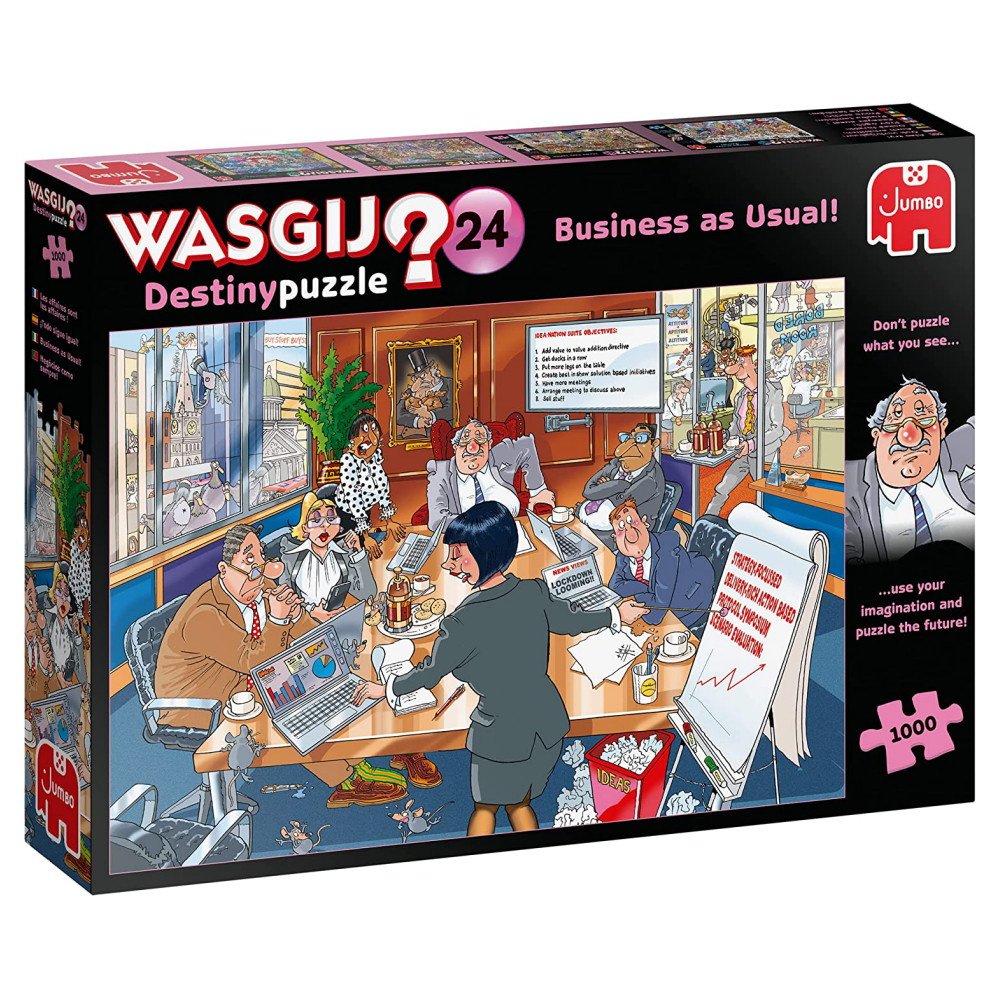 Wasgij? Destiny #24 - Business as Usual! 1000 Brikker