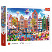 Trefl Colourful Amsterdam 1500 Brikker Trefl Colourful Amsterdam 1500 Brikker