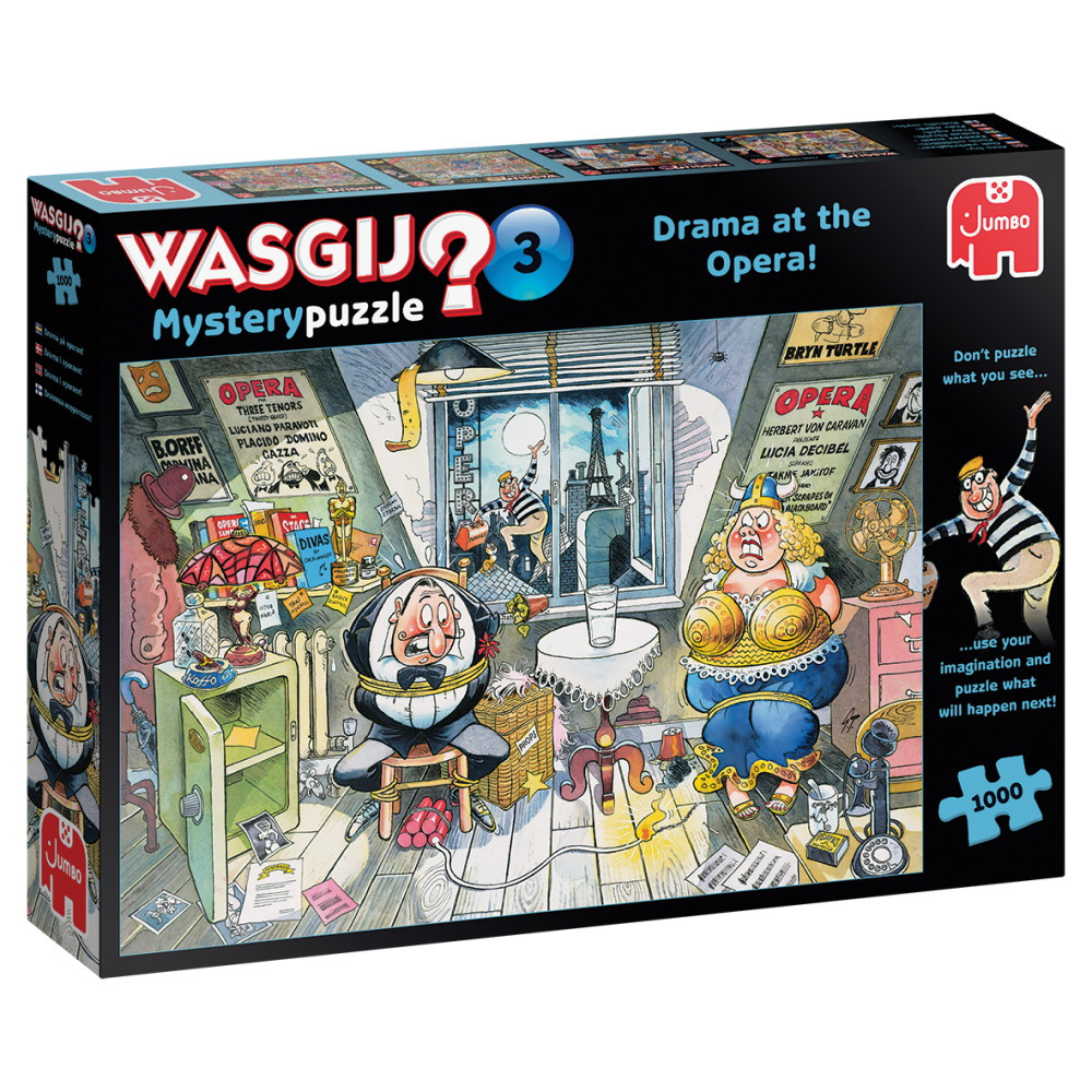 Wasgij? Mystery #3 Drama At The Opera 1000 Brikker