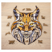 Eco-Wood-Art Puslespil: Lynx 139 Brikker