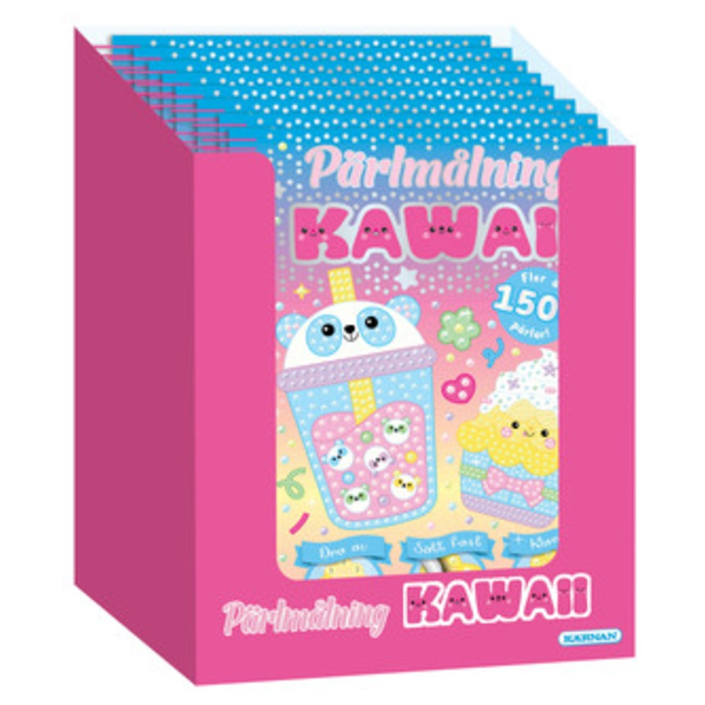Pärlmålning Hobbybog Kawaii