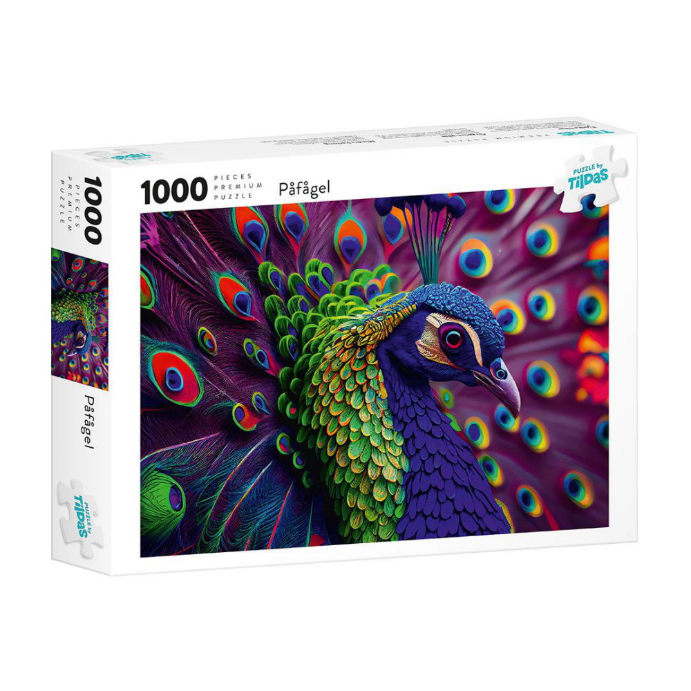 Tildas: Påfågel 1000 Brikker