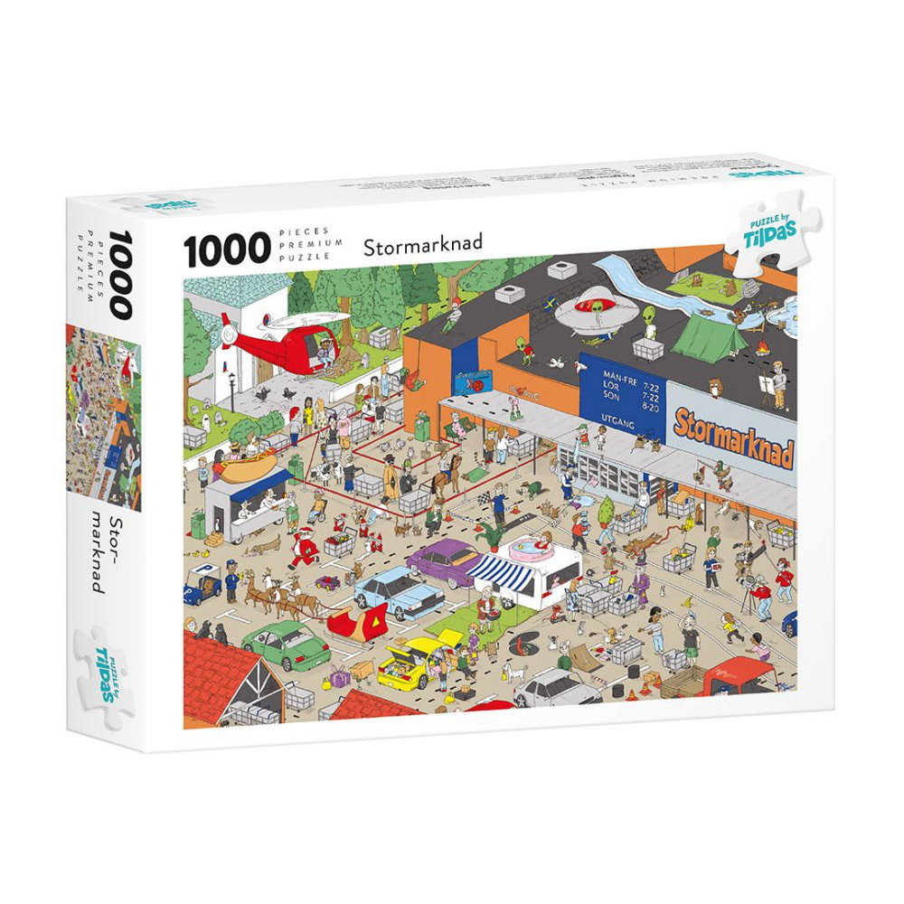 Tildas: Stormarknad 1000 Brikker