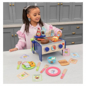 Bluey BBQ & Salad Set i træ Bluey BBQ & Salad Set i træ