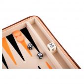 Longfield Backgammon Travel Beige Longfield Backgammon Travel Beige