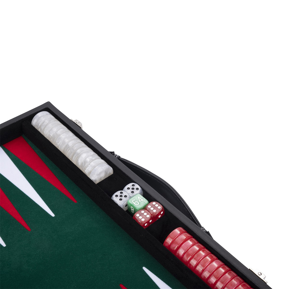 Longfield Backgammon Medium Green