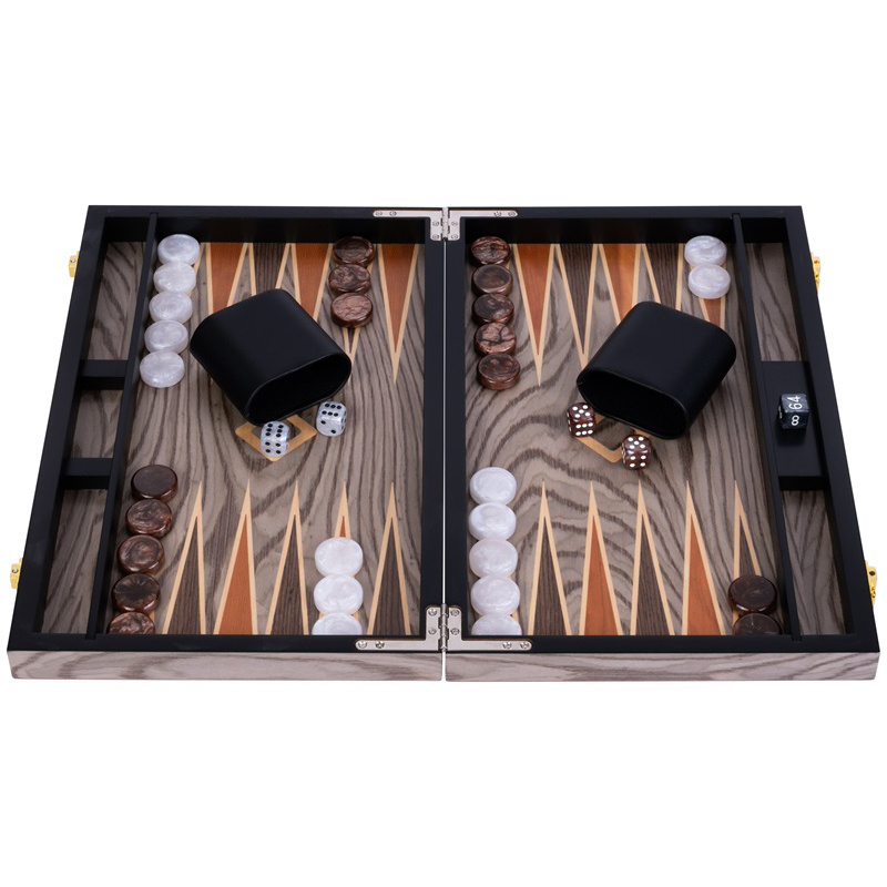 Longfield Backgammon Medium Ebony