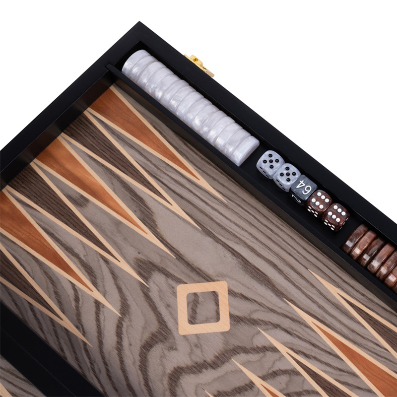 Longfield Backgammon Medium Ebony