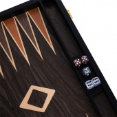 Longfield Backgammon Medium Brown Ebony Longfield Backgammon Medium Brown Ebony