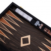 Longfield Backgammon Medium Brown Ebony Longfield Backgammon Medium Brown Ebony