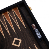 Longfield Backgammon Large Brown Ebony Longfield Backgammon Large Brown Ebony
