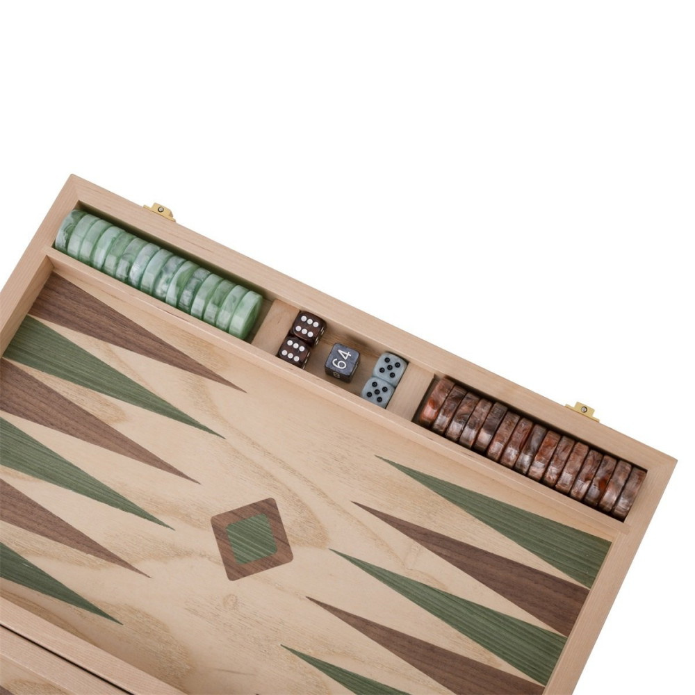 Engelhart Backgammon Medium Lys Valnød