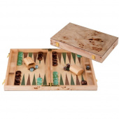 Engelhart Backgammon Large Ligth Walnoot Engelhart Backgammon Large Ligth Walnoot