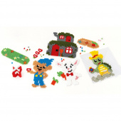 Sjov at være kreativ - Perleplader med bamse Sjov at være kreativ - Perleplader med bamse