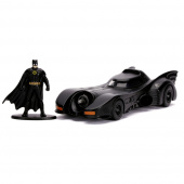 Batman-figur med 1989 Batmobile 1:32 Batman-figur med 1989 Batmobile 1:32