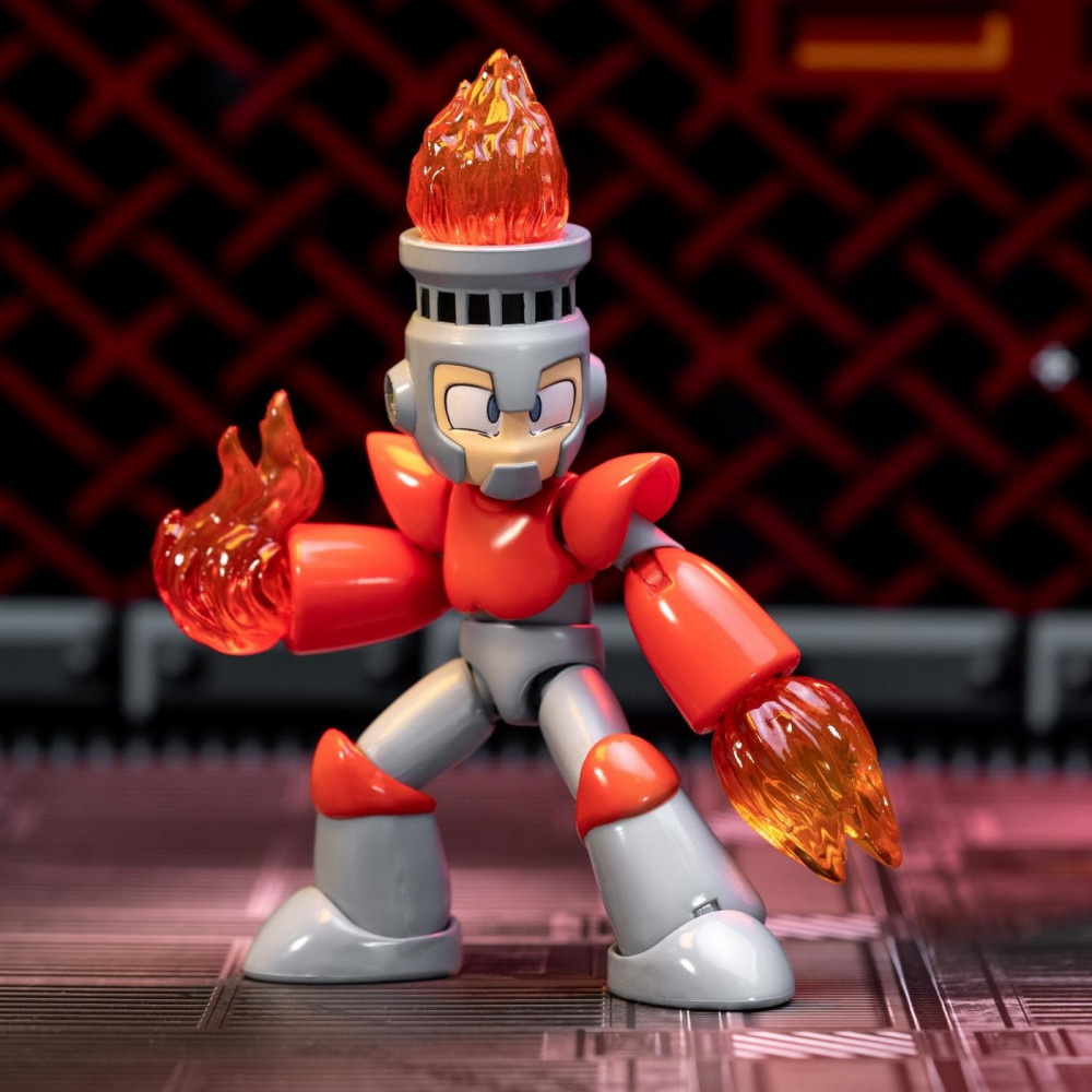Jada Toys - Mega Man Fire Man Figur 4,5