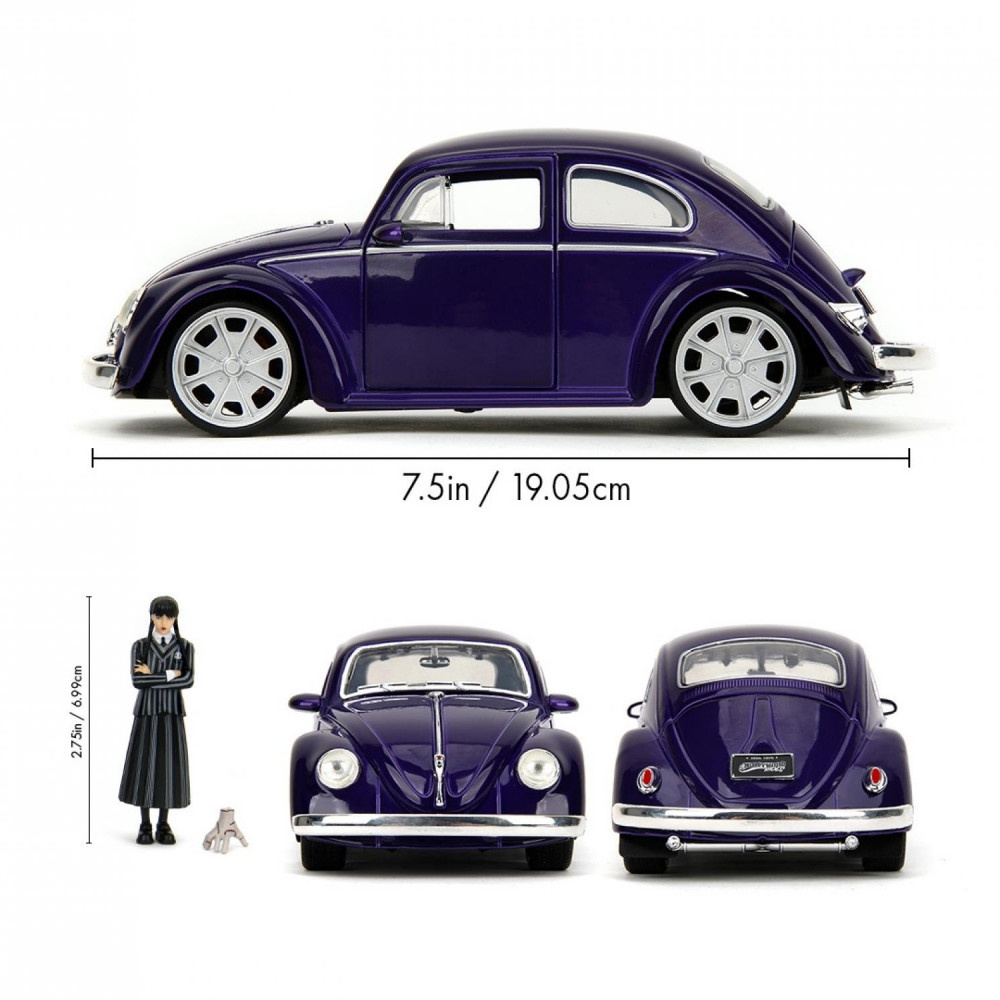 Wednesday Volkswagen Beetle Bil 1:24