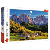 Trefl  Val di Funes valley, Italy 1500 Brikker Trefl  Val di Funes valley, Italy 1500 Brikker