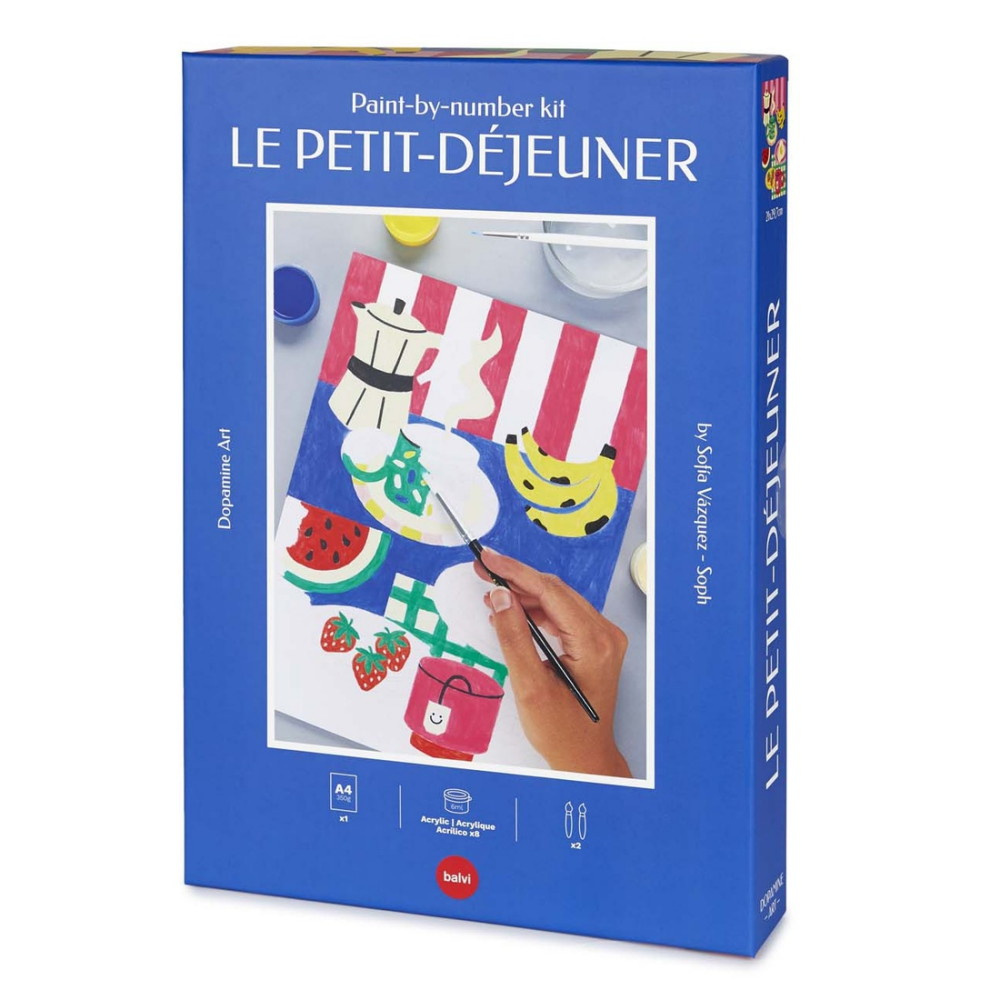Malerkit Paint-by-number - Le Petit-Dejeuner