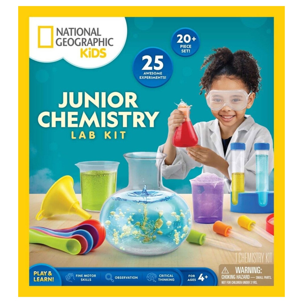 National Geographic Kemilab kit Junior 4 år