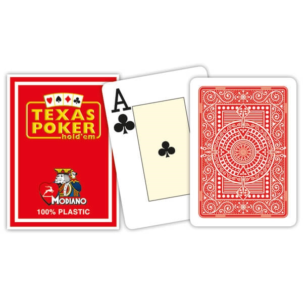 Modiano Texas Hold 'Em Red