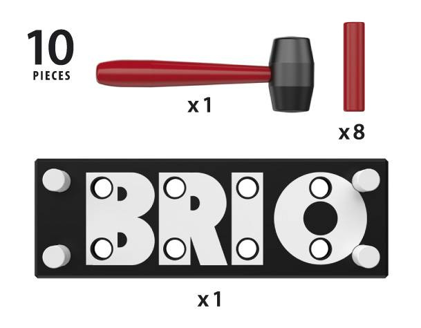 Brio - Hammerbræt Sort