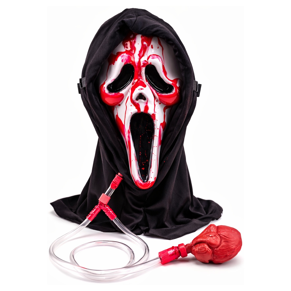 Hooded Bleeding Mask Ghost Face
