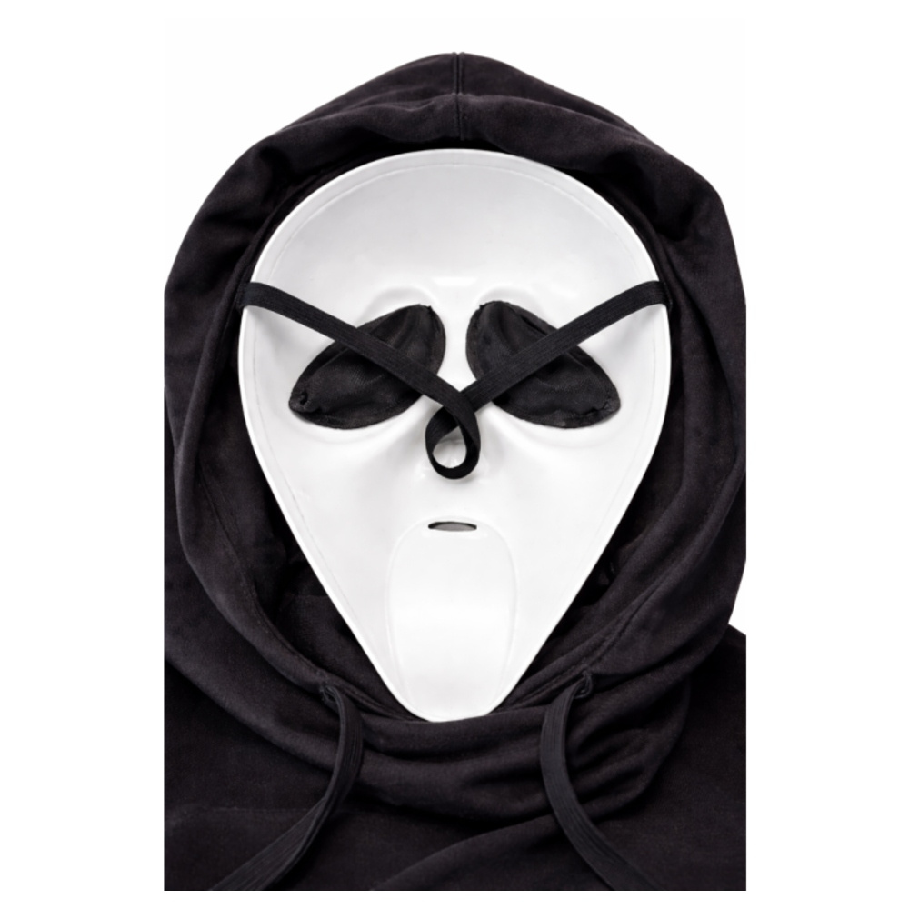 Ghost Face Mask med Huva