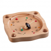 Tyrolean Roulette in hevea wood Tyrolean Roulette in hevea wood