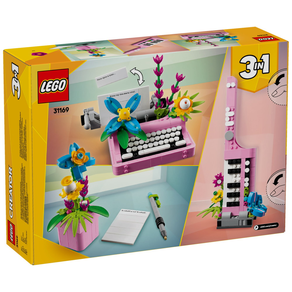 LEGO Creator - Skrivemaskine med blomster