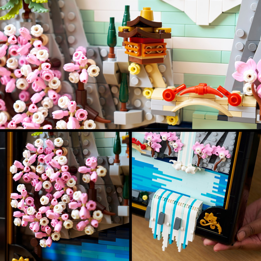LEGO Art - Japansk landskab med kirsebærblomster