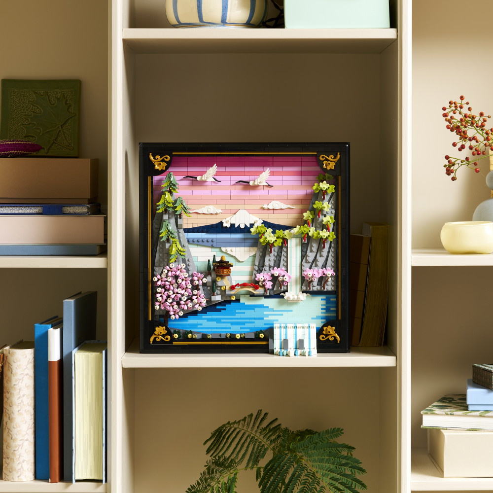 LEGO Art - Japansk landskab med kirsebærblomster