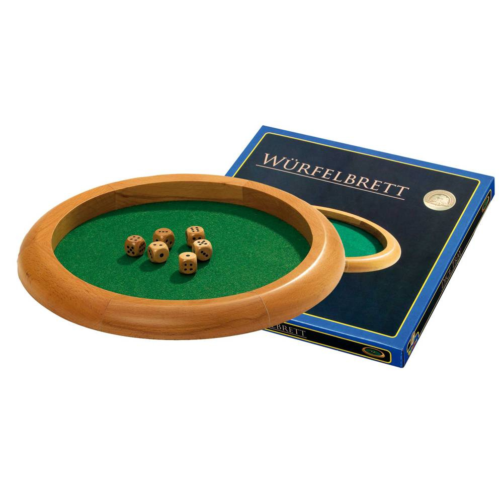 Dice Tray Wood Large