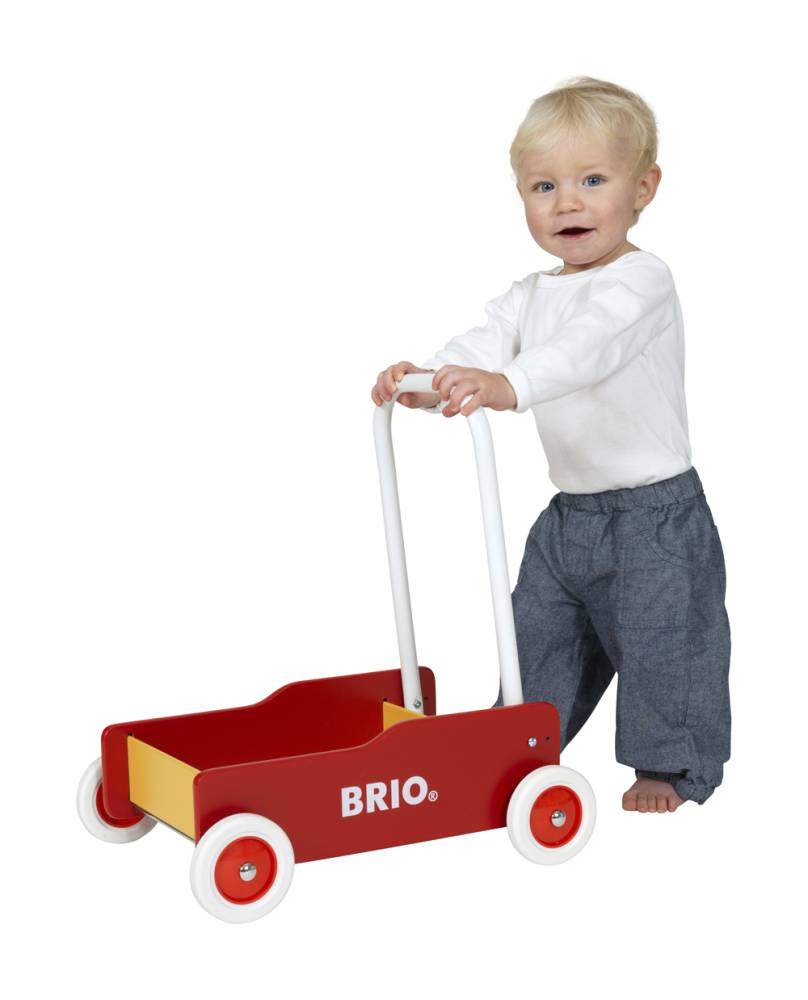 Brio - Lære-gå-vogn rød