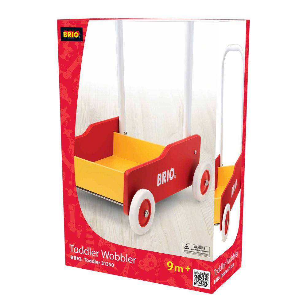 Brio - Lære-gå-vogn rød