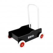 Brio - Lære-gå-vogn sort