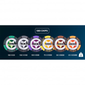 Pokerset Silver Star High Stakes 500 Pokerset Silver Star High Stakes 500