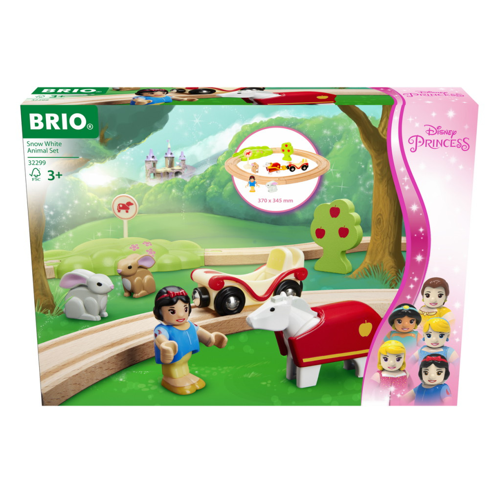 Brio - Disney Princess Snehvide Togsæt med dyr