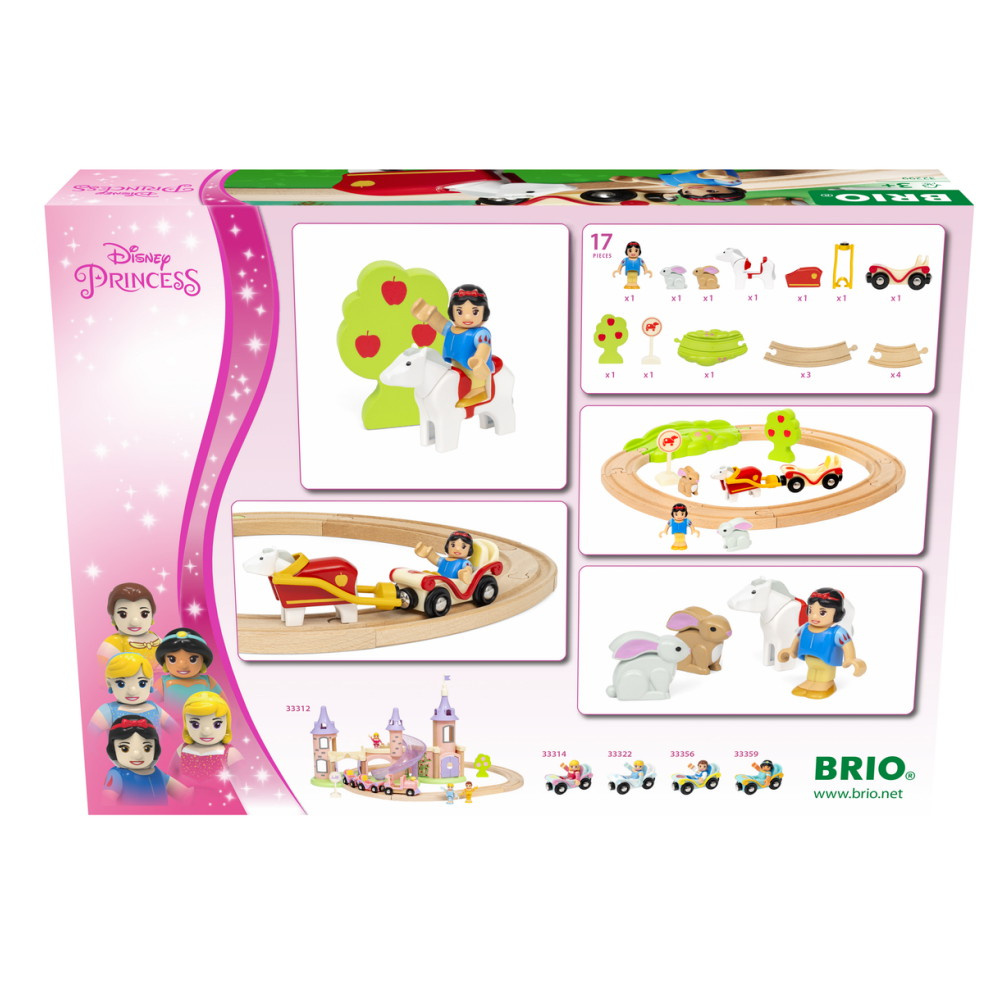 Brio - Disney Princess Snehvide Togsæt med dyr